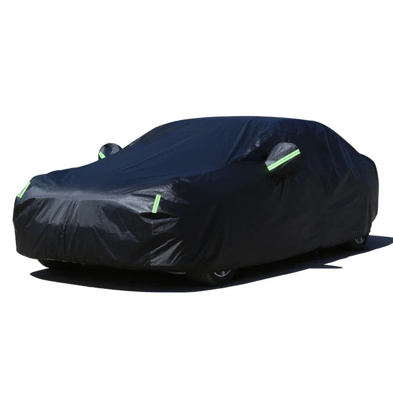 Outdoor Full Car Cover For Hyundai Tucson with Reflective Strips Waterproof Snowproof Dustproof UV Protection Auto Accessories Car Mobile World