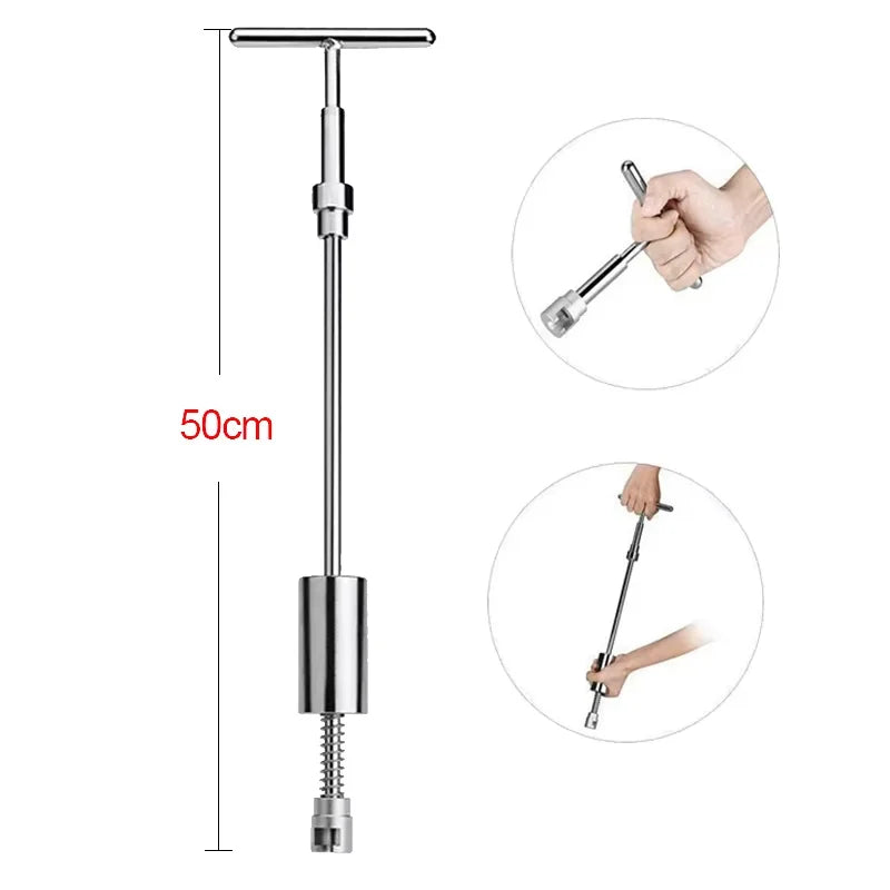 Automotive Tools Car Body Dent Repair Tool Metal Sliding Reverse Hammer Auto Dent Puller Removal Extractor Kit Suction Cup CM World