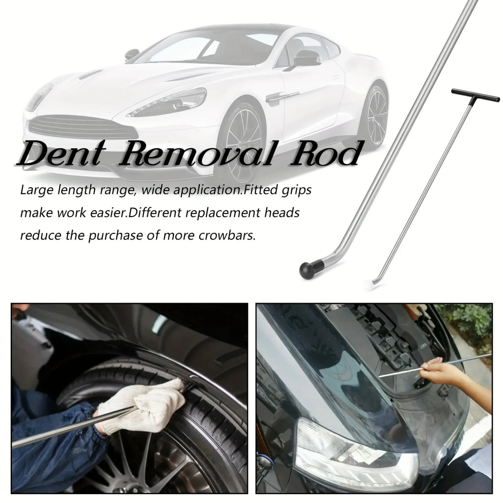 New Car Body Dent Repair Tool Kit T-Bar Hook And Pick Set for Fixing Dents Designed for Vehicle Dent Car Dent Remover CM World