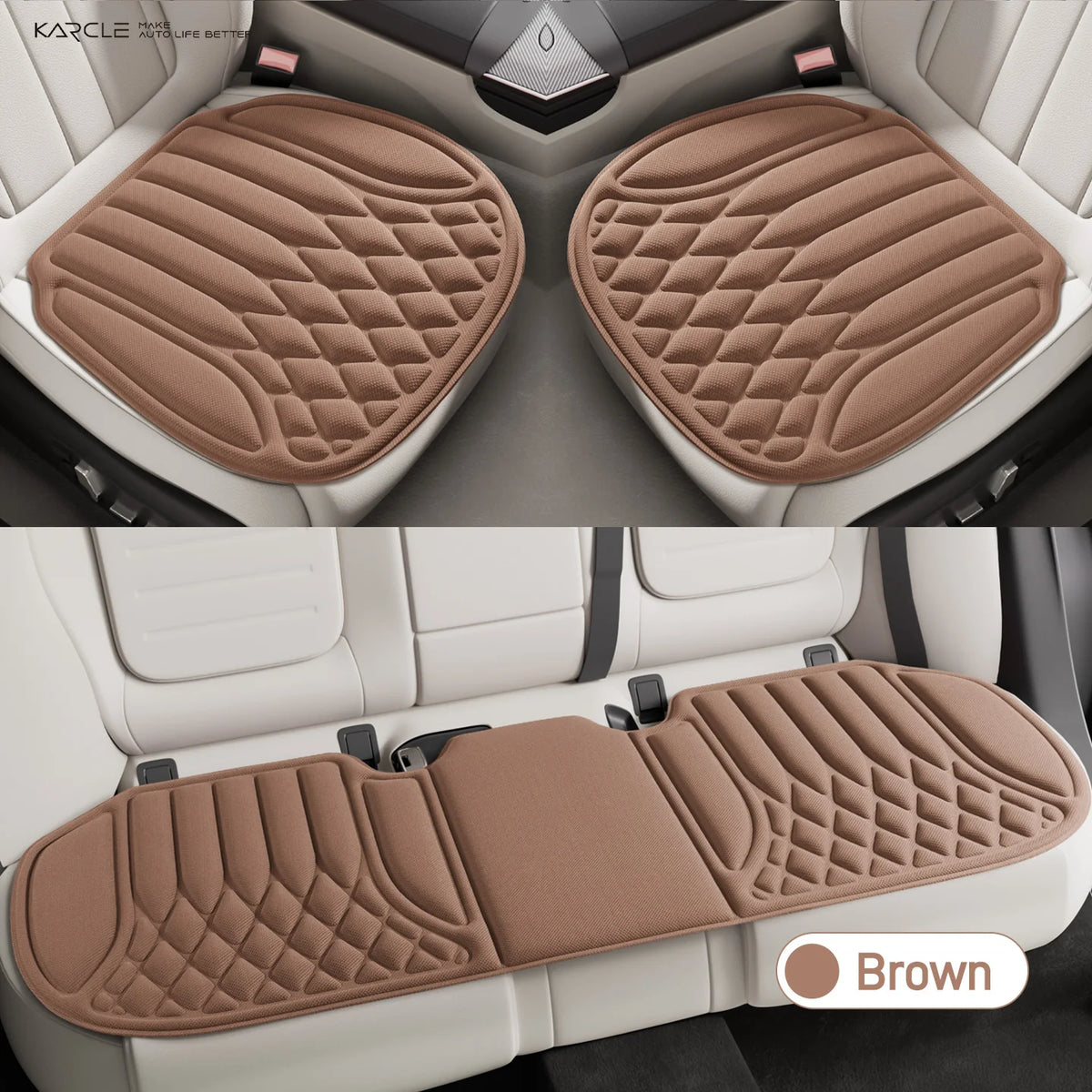 Breathable Latex cotton Car Seat Cover Set High-elastic Auto Seat Cushion Antibacterial Seat Pads Universal Chair Mat