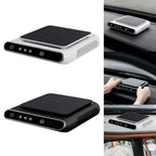 Portable Air Purifier Solar Powered for Car Indoor Dust PM2.5 Eliminator Air Cleaner Diffuser for Pets Dander Smoke Odors Car Mobile World