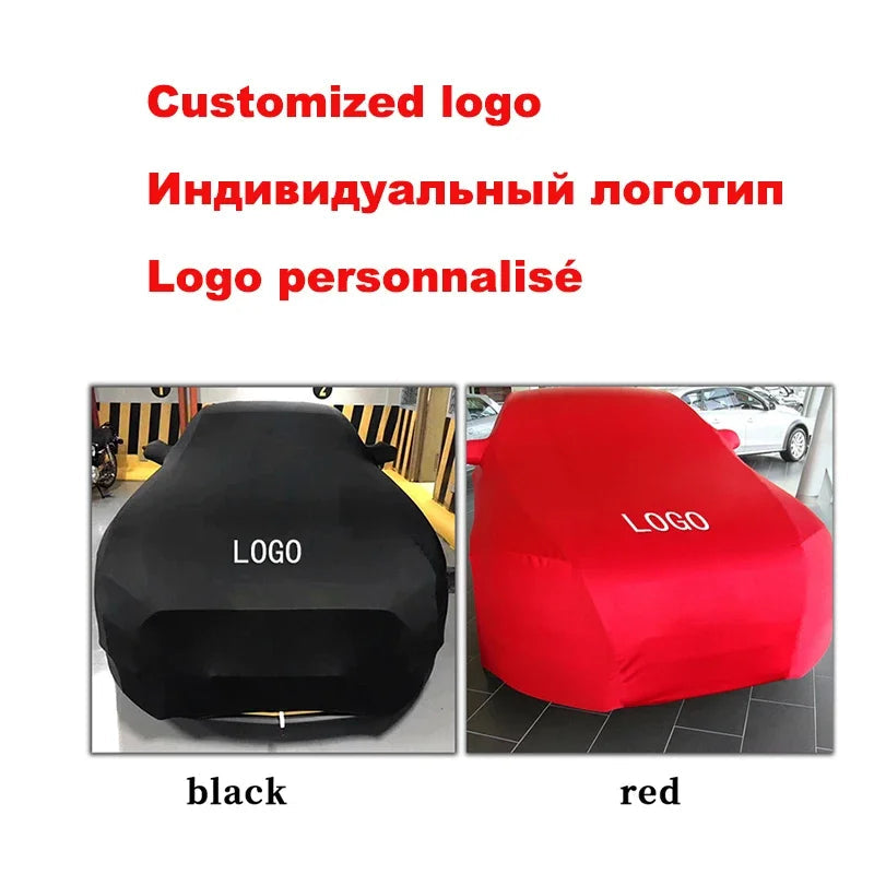 For Sports Car Sedan SUV Beauty Styling Universal Stretch Car Cover Sunproof Windproof Dustproof Scratch Resistant UV Protection CM World
