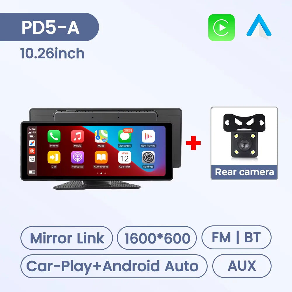 New Universal Expansion Holder For MP5 Car Radio Stereo Carplay Multimedia Player Compatible With Screen 6.86/7/9/10.26 Inch CM World