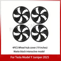 4PCS Hub Cap For Tesla Model Y Juniper 2025+ Car Replacement Wheel Cap 19 Inch Performance Automobile Hubcap Cover Accessories CM World