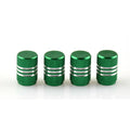 4PCS Car Tire Valve Stems Cap Knurling Style Tire Valve Cap Aluminum Tire Wheel Stem Air Valve Cap Universal Car Accessories CM World