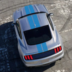 Car Stickers Auto Hood Bonent Roof Tail Decor Decal For Ford Mustang GT500 GT350 GT Graphics Stripes Kit Vinyl Tuning Cover