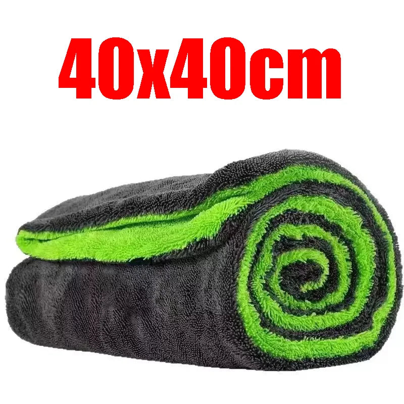 Large Car Wash Towel Microfiber Quick Drying Super Absorbent Window Cleaning Thicken Detailing Rags for Car