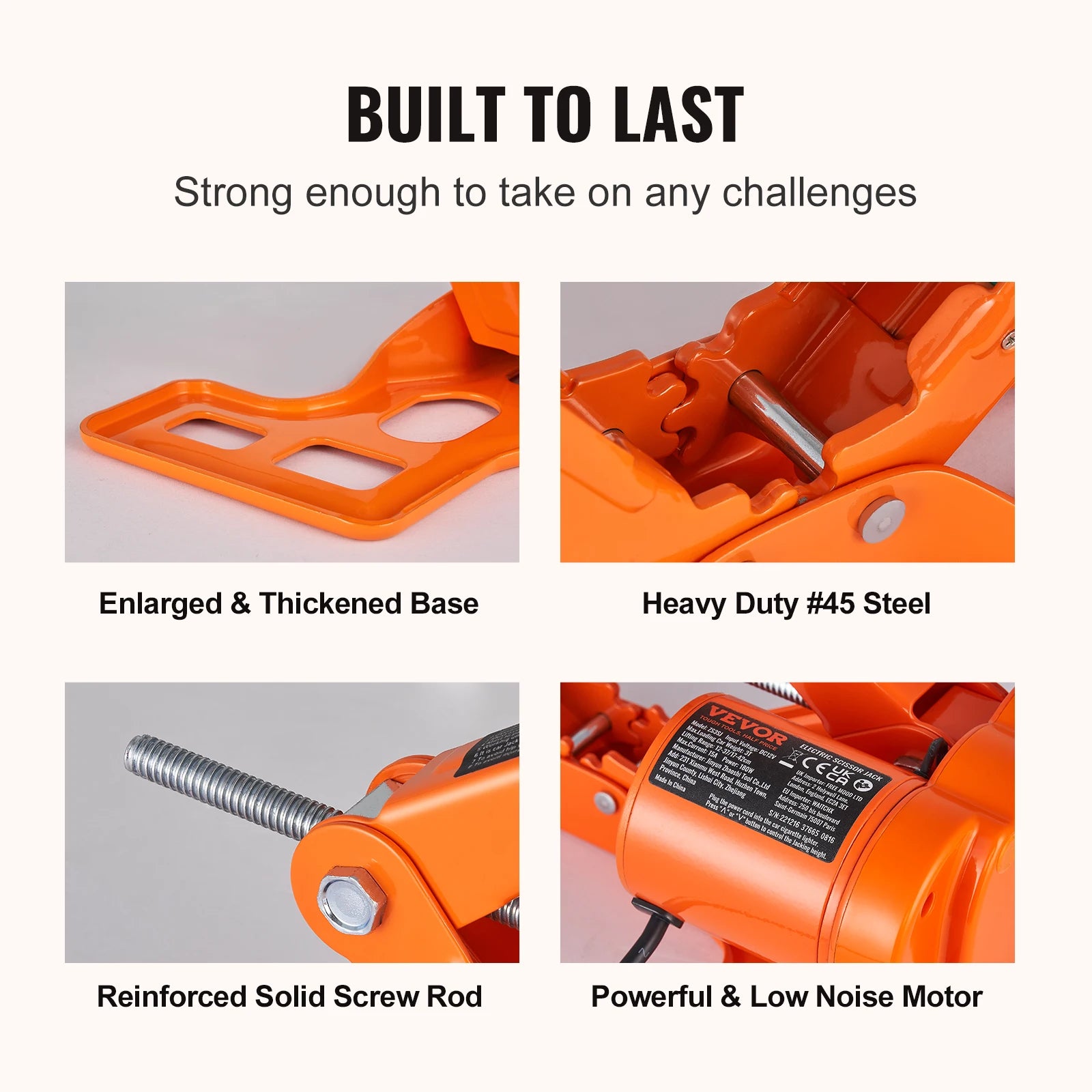 SucceBuy Electric Car Jack 3T Scissor Jack with Electric Impact Wrench 12V Portable Car Jack Lifting for SUV Truck Tire Change CM World