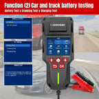 2026 KONNWEI KW700 12V 24V Car Battery Tester 10-2000CCA Battery Test SOH SOC Ripple Analysis Built-in Printer Car Battery Tool