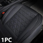 1PC Diamond-Quilted Premium PU Leather Car Seat Cover Non-Slip Breathable Universal Fit for Sedans SUVs Trucks - Seat Pad CM World
