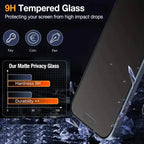 3Pcs Oleophobic Coating Dust Free Easy Installation Matte Screen Protector For iPhone 16 14 13 12 11 15 17Pro Max Air mini Glass
