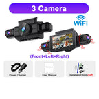  Dashcam for cars 4 Channel Black Box WiFi Driving Camera FHD 1080P Night Vision Loop Recording 24H Parking Mode car accessorie