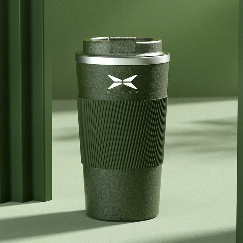 510ml 304 Stainless Steel Coffee Cup Thermal Mug For Xpeng Xiaopeng P7 G9 Car supplies Car accessories CM World
