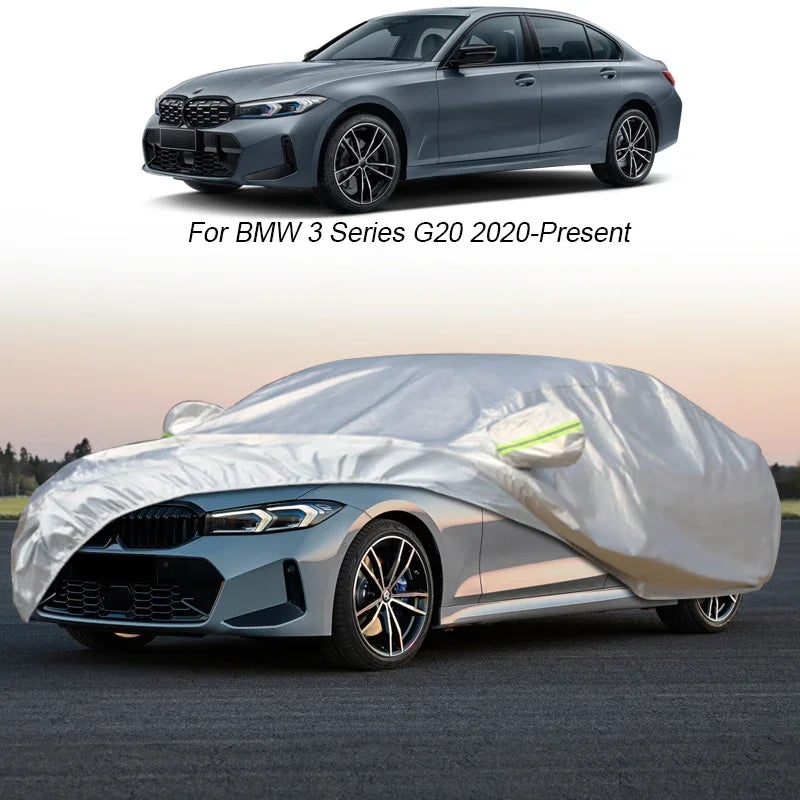 Car Cover Rain Snow Dust Waterproof For BMW 1 2 3 4 5 6 7 Series Hatchback F40 F44 Coupe Touring G20 G21 G22 G30 G31 G32 GT G11