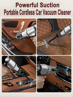 Car Vacuum Cleaner Powerful Wireless car vacuum cleaner 99000PA Strong Suction Handheld Wireless Vehicle Vacuum Cleaner for Car CM World