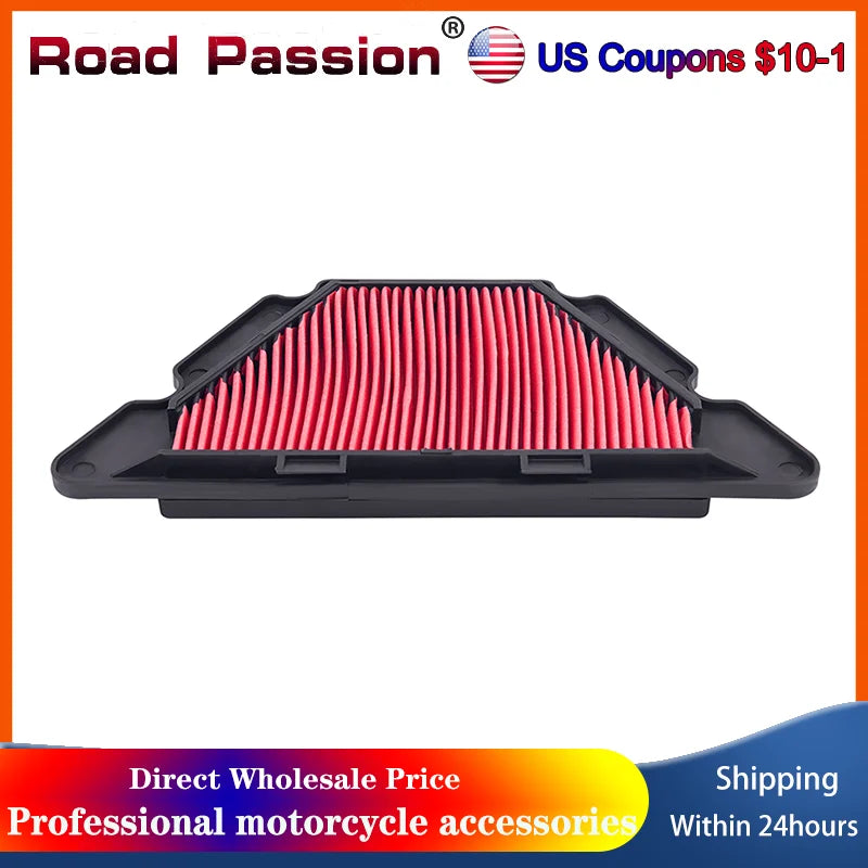 Motorcycle Air Filter 33*15*3.5CM Intake Cleaner For Yamaha FZ6R FZ6RYC XJ6FA  XJ6NA XJ6-N XJ6F FZ6RA 20S-14451-00 20S-14451-01 CM World
