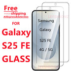 1/4Pcs Tempered Glass Screen Protector for Samsung Galaxy S25FE - Smartphone Protection Suitable for Samsung S25FE Series Car Mobile World