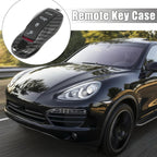 3 Pieces Set of Carbon Fiber Car Key Protection Case Suitable for Porsche Panamera, Macan, Cayenne, 911, 718 (Boxed) CM World