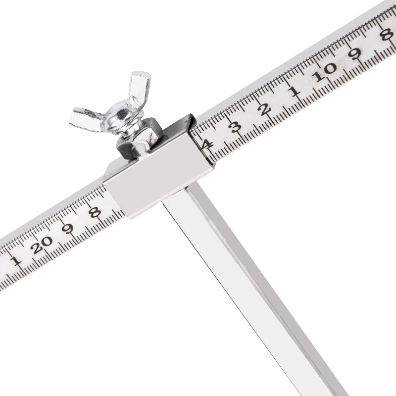 Stainless Steel Car Sheet Metal Tools Accident Body Beam Repair Correction Inspection Two-dimensional Measuring Tape