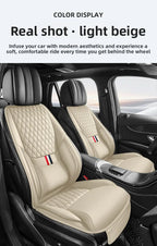 Universal Ergonomic Car Seat Cover Built-in 6cm Lumbar Support and Leg Bolster Breathable SUV Sedan Cushion Car Seat Protection