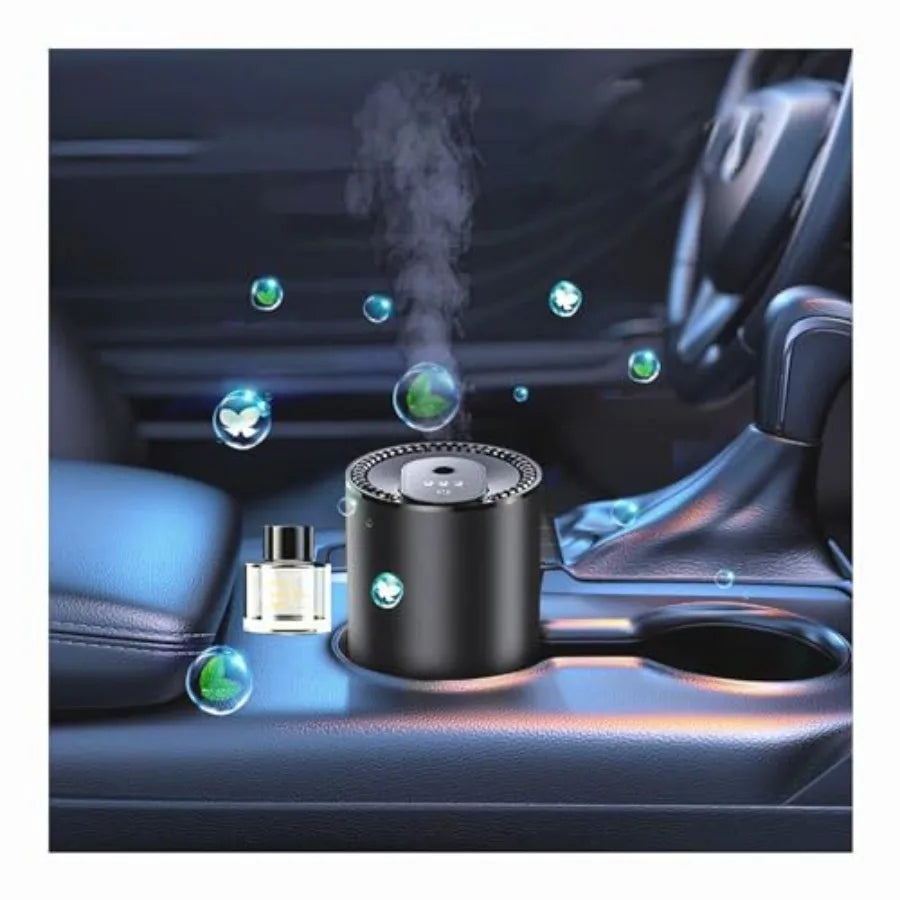 Smart Car Air Freshener 50ML Ultrasonic Mist Aromatherapy Diffuser Portable Humidifier for Car and Home Use Blue Ocean Automati CM World