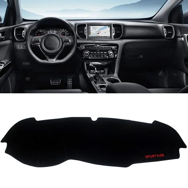 For Kia Sportage 4 QL 2016 2017 2018 2019 2020 2021 2022 Car Dashboard Sunshade Anti-UV Anti-Dirt Carpet Protect Mat Accessories