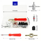 Car Bicycle Slotted Handle Tire Valve Stem Core Remover Screwdriver Tire Repair Install Tool Kit Auto Motorcycle Accessories CM World