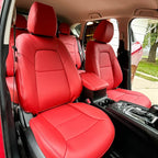 For Mazda 3 6 CX-5 CX-30 Custom Fit Car Seat Covers Accessories Full Covered Top Quality Leather Full Set 2 Rows 5 Seat CM World