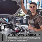 Car 360° Inspection Mirror LED Light Telescopic Inspection Mirror  for Check The Condition of Vehicle Automotive Repairs Tools CM World