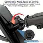 Car Phone Holder Mount for Dashboard/Windshield/Air Vent 360°Rotation Adjustable Clip Compatibility Fit for All 4-7" Smartphone CM World