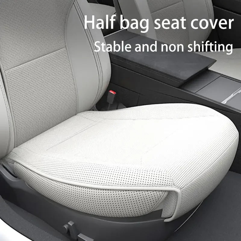 For Tesla Model Y 2025 2026 Juniper Ventilation Leather Seat Cover Cushion Breathability Comfortable Seat Interior Accessories