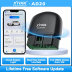 2026 XTOOL Advancer AD20 Bluetooth OBD2 Scanner On Android IOS Universal Car Diagnostic Tools Super Mini AD20 OBD II Code Reader Car Mobile World