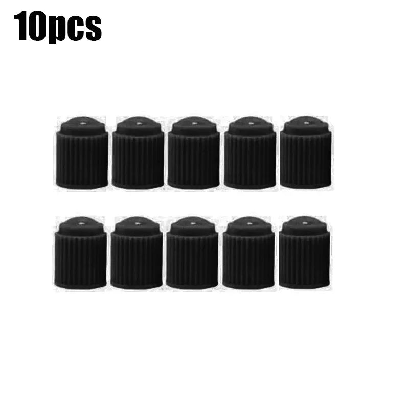 20Pcs Car Tire Tyre Valve Caps with O Rubber Ring Dust Covers Plastic Black Grey Red Stem Valve Caps for Cars Motorcycles Bike CM World