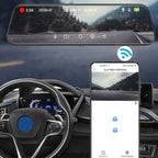 E-ACE 2K Car DVR WIFI GPS Stream Media Mirror Optional 1080P Car Video Camera Night Vision Loop Recording 24H Parking Black Box Car Mobile World