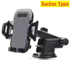 360° Rotatable Car Phone Mount Strong Suction Cup Windshield & Air Vent Phone Holder Stable Anti-Shake Cellphone Stand for Car