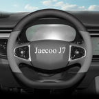 Leather Car Steering Wheel Cover for Jaecoo J7 Phev 2024 2025 2026 Accessories