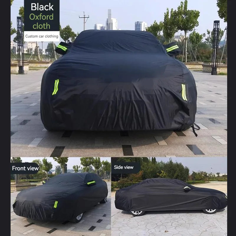 For  Tesla model y Outdoor Protection Full Car Covers Snow Cover Sunshade Waterproof Dustproof Exterior Car cover protection Car Mobile World