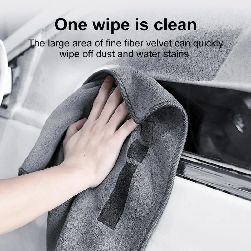 Multi Purpose Car Wash Microfiber Towel Double Sided Thick Cleaning Cloth Super Absorbent Lint Free Drying Rag Auto Detailing