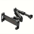 Car Tablet Holder Headrest iPad Mount Auto Telescopic Backseat Tablet Stand Cradle Clip Universal Seat Back Cell Phone Bracket CM World