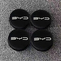 4pcs 55/58/68mm Car Wheel Center Hub Cap Badge Emblem Decal Wheel Sticker For BYD Atto 3 Yuan Plus Song Plus Seal Dolphin Seali CM World