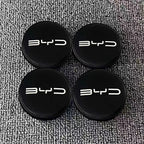 4pcs 55/58/68mm Car Wheel Center Hub Cap Badge Emblem Decal Wheel Sticker For BYD Atto 3 Yuan Plus Song Plus Seal Dolphin Seali CM World