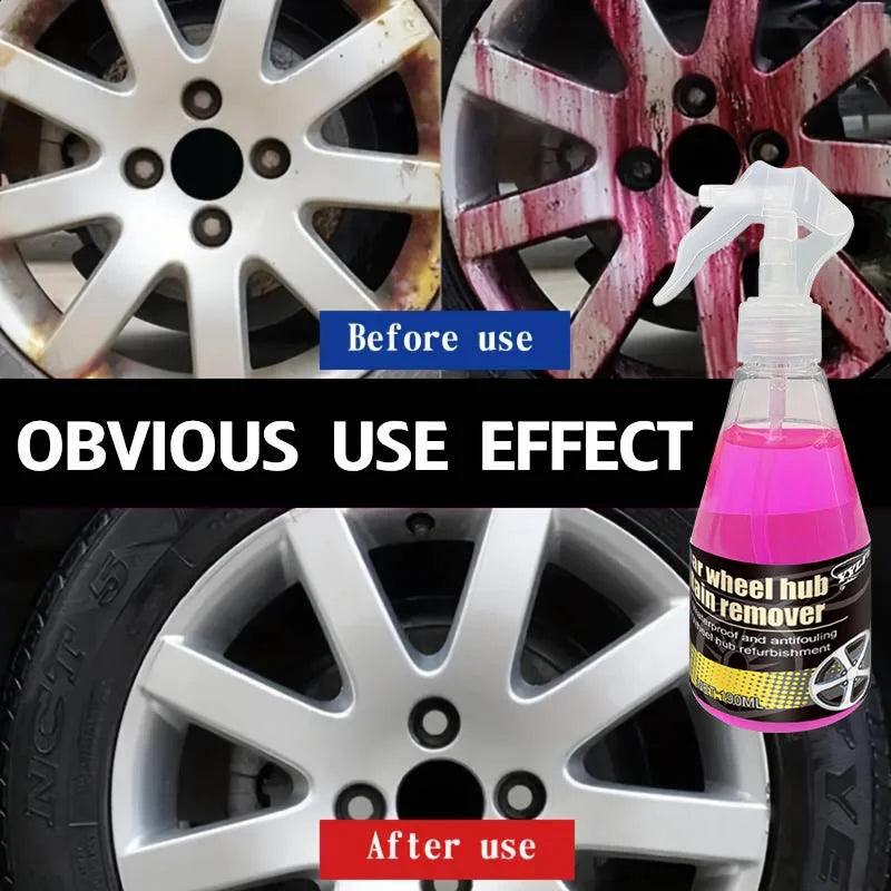 useful 190ml Car lron Remover Protect PaintWheels and Brake Rim Metal Dust & lronPowder Remover Wheel Cleaner Tire Shine CM World