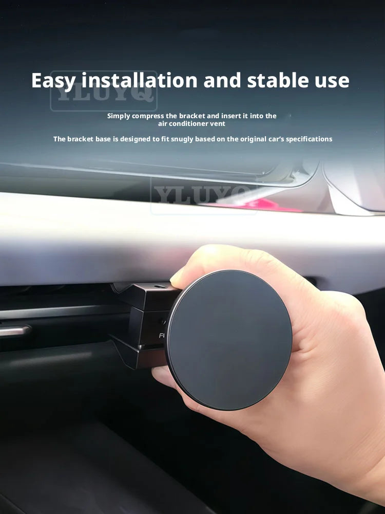 al alloy For AUDI 2026 Q5 A5 Q6L/A6L e-tron C9  Dedicated Phone Holder Wireless Charging Magnetic Car Mount Interior accessories