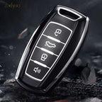 Soft TPU Car Key Case Cover for Great Wall Haval Jolion 2022 H6 H7 H9 F7 F7X GMW Dargo Protection Key Bag Keychain Accessories