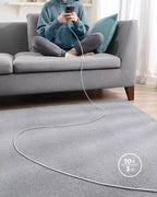 Anker USB C to USB C Cable 100W 10ft New Nylon 2.0 Type C Charging Cable Fast Charge for MacBook Pro iPhone 15 Series