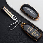 TPU Car Key Case Cover for Chery Tenet T4 T7 Tiggo 4 Tiggo 7 Remote Protection Key Shell Bag Keychain Auto Interior Accessories