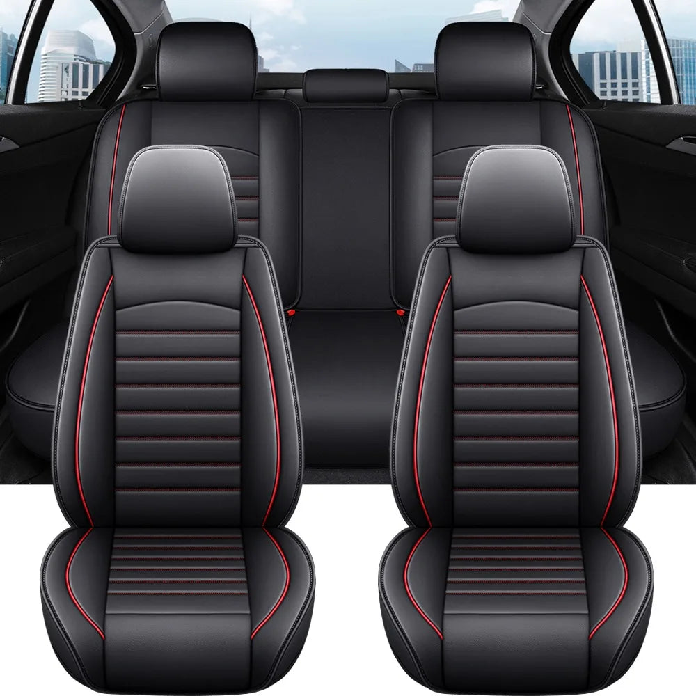 Full Coverage Pu Leather Car Seat Covers for SUBARU Forester Outback XV Impreza Levorg Tribeca Legacy Car Accessories CM World