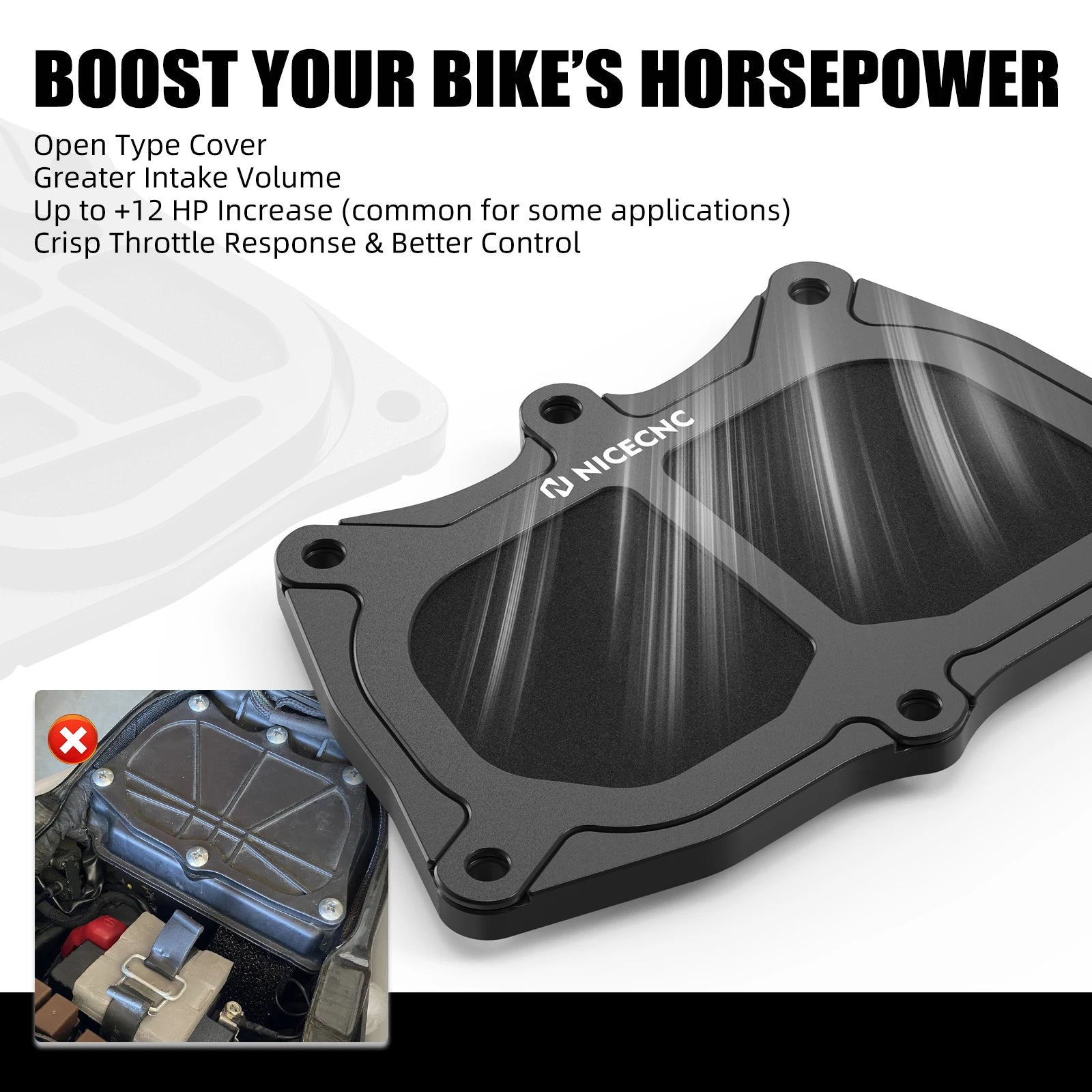 For KTM 390 Adventure 2021-2024 Air Filter Box Cover 125 200 250 390 Duke 2017-2023 Husqvarna Svartpilen Vitpilen 401 2021-2023 CM World