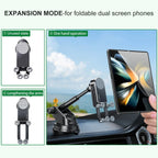 Eary for Z fold 7 6 5 Car Phone Holder Stand Mount Dashboard Suction Cup Bracket With 360°Rotate for Samsung S25 iPhone Xiaomi CM World