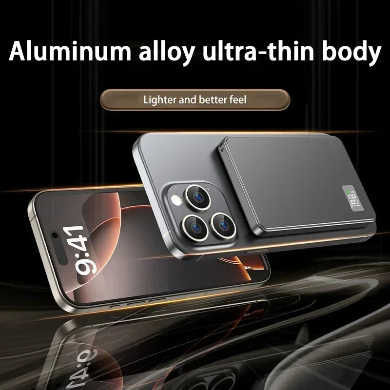 Wireless Magnetic 500000mAh Power Bank Fast Charging Portable PD22.5W External Battery for Magsafe for IPhone17 Samsung